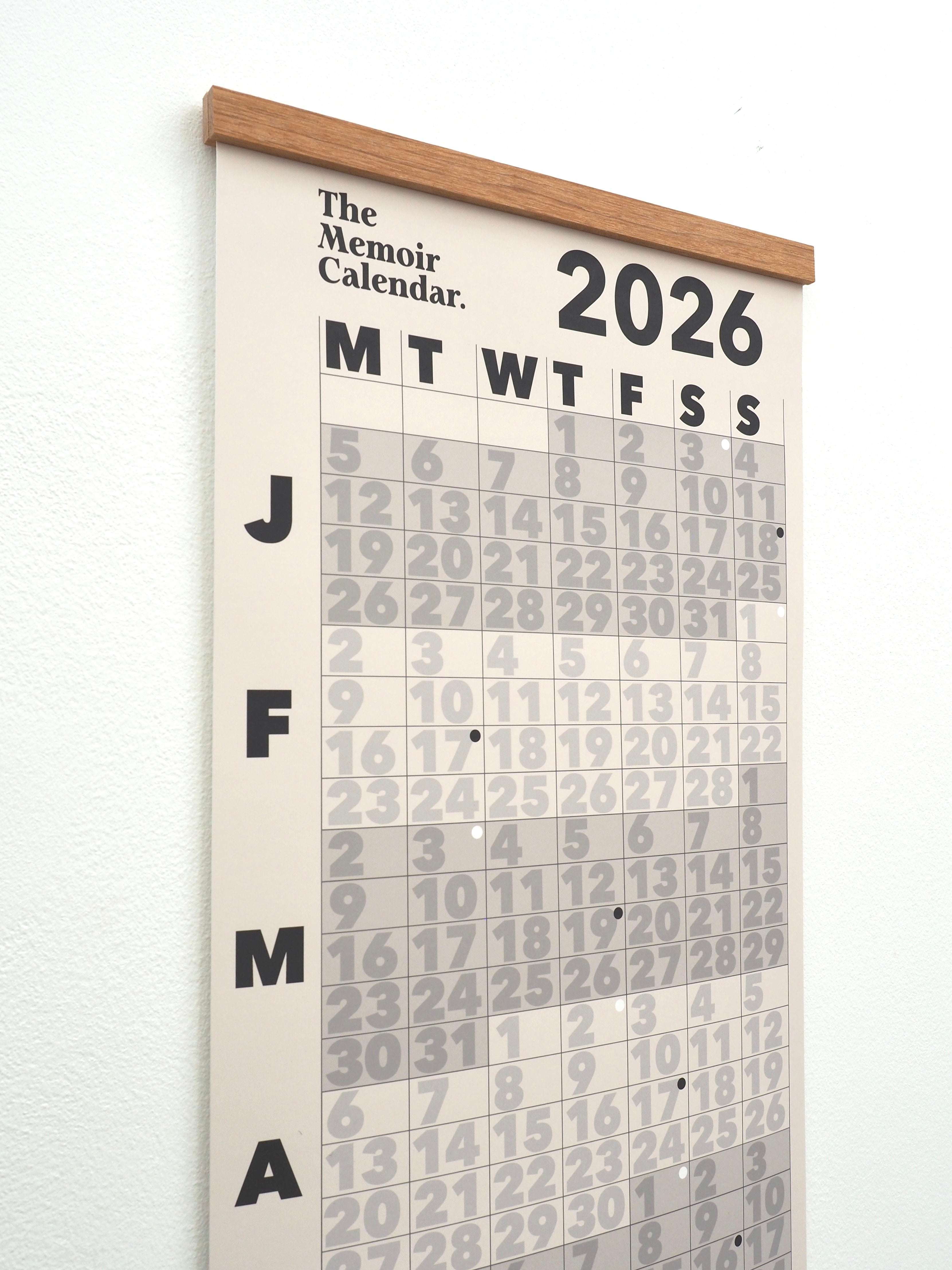 The Memoir Calendar 2026 | Stone