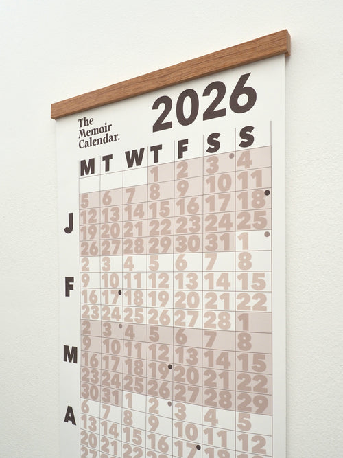 The Memoir Calendar 2026 | Mocha